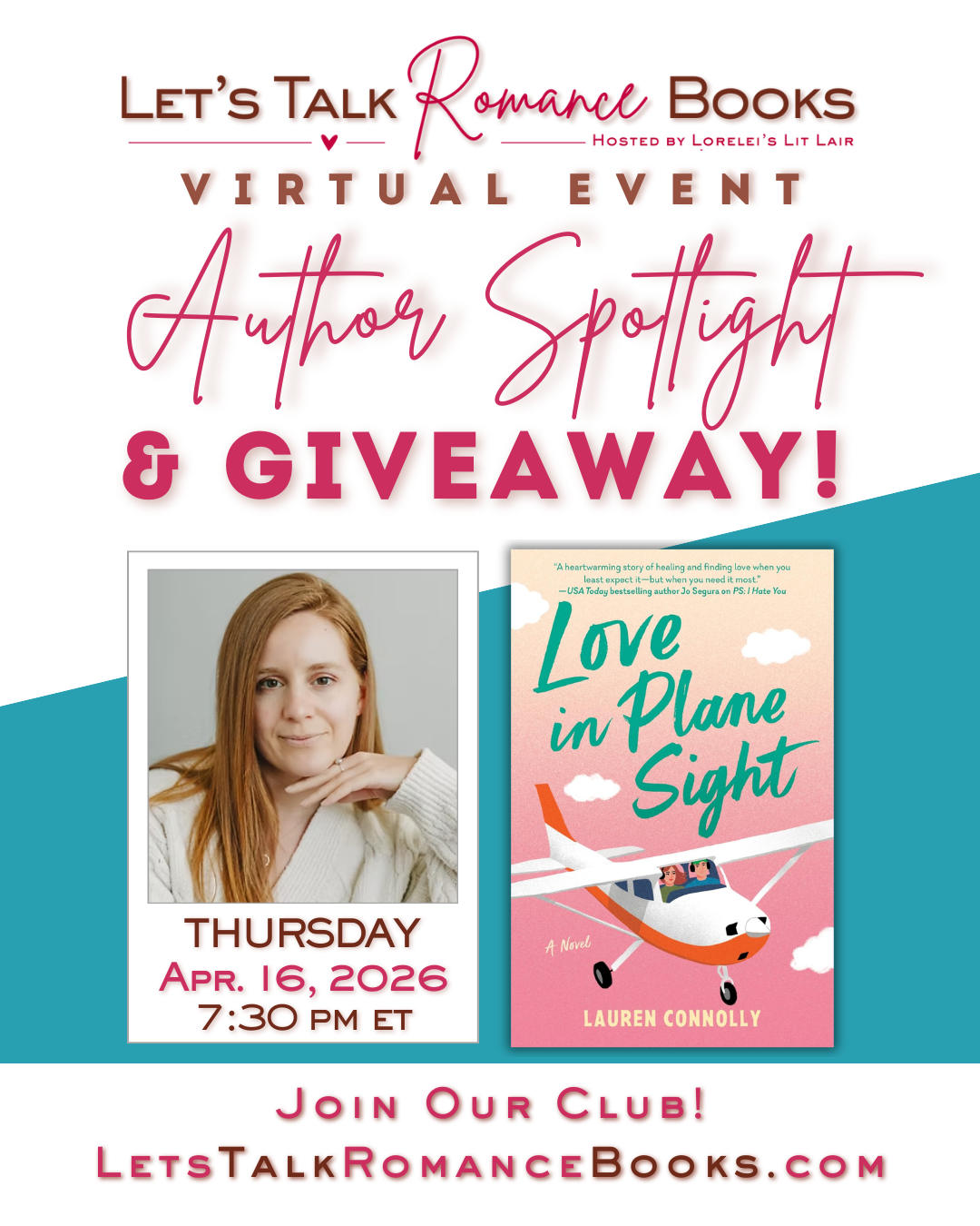Author Chat & Giveaway Lauren Connolly